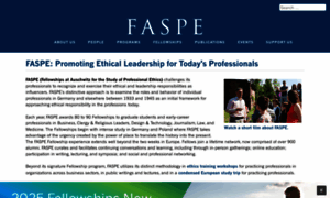 Faspe-ethics.org thumbnail