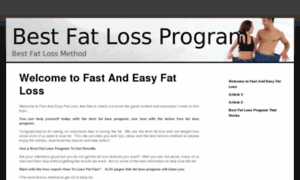 Fast-and-easy-fat-loss.com thumbnail