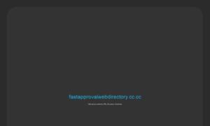 Fastapprovalwebdirectory.co.cc thumbnail