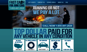 Fastcashforjunkcars.com thumbnail