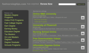 Fastearningtips.com thumbnail