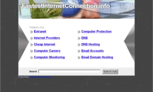 Fastestinternetconnection.info thumbnail