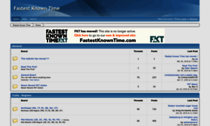 Fastestknowntime.proboards.com thumbnail