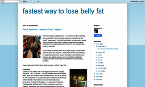 Fastestwaylosebellyfats.blogspot.com thumbnail