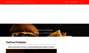 Fastfood-preislisten.de thumbnail
