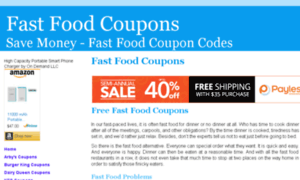 Fastfoodcoupons.greatbuys.info thumbnail