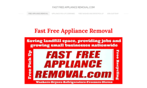 Fastfreeapplianceremoval.com thumbnail