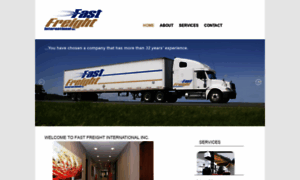 Fastfreightinternational.com thumbnail