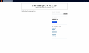 Fastmp3download.blogspot.in thumbnail