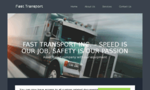 Fasttransport.ca thumbnail