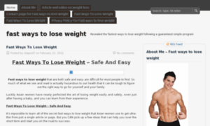 Fastwaystoloseweightinfo.net thumbnail