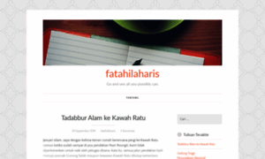 Fatahilaharis.wordpress.com thumbnail