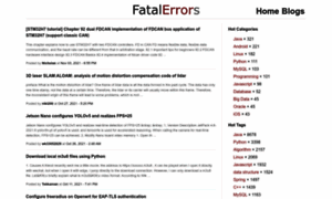 Fatalerrors.org thumbnail