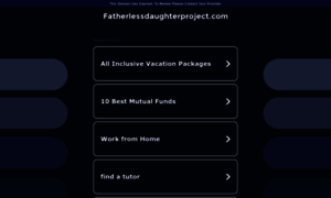 Fatherlessdaughterproject.com thumbnail