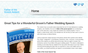 Fatherofthegroom-speech.net thumbnail