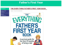 Fathersfirstyear.com thumbnail