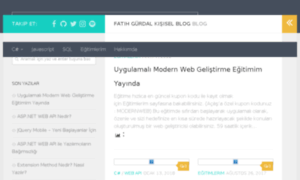 Fatihgurdal.net thumbnail