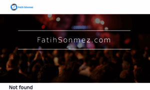 Fatihsonmez.com thumbnail