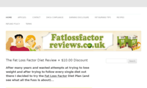 Fatlossfactorreviews.co.uk thumbnail