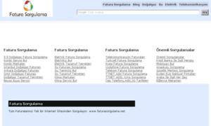 Faturasorgulama.net thumbnail