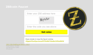 Faucet.zsecoin.com thumbnail