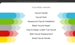 Faucetbits.website thumbnail