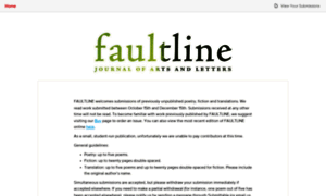 Faultline.submittable.com thumbnail