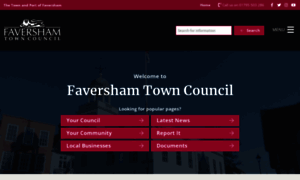 Favershamtowncouncil.gov.uk thumbnail