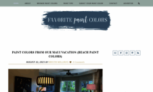 Favoritepaintcolorsblog.com thumbnail