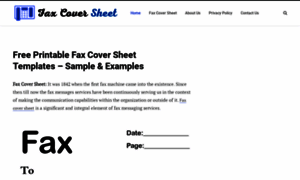 Fax-cover-sheet.com thumbnail