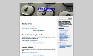 Faxanswers.com thumbnail