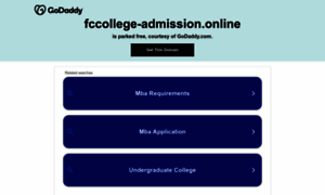 Fccollege-admission.online thumbnail