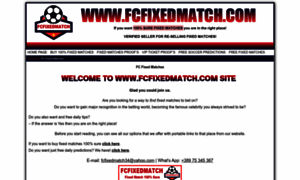 Fcfixedmatch.com thumbnail