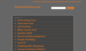 Fearofvomiting.org thumbnail