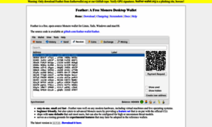 Featherwallet.org thumbnail