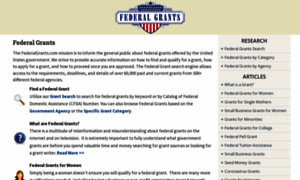 Federalgrants.com thumbnail