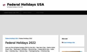 Federalholidays-usa.com thumbnail