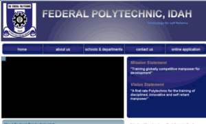 Federalpolyidah.edu.ng thumbnail