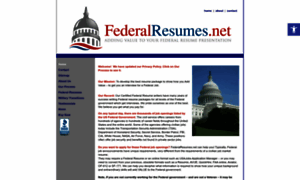 Federalresumes.net thumbnail