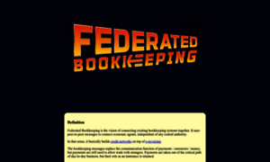 Federatedbookkeeping.org thumbnail