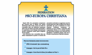 Federation-pro-europa-christiana.org thumbnail
