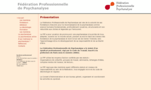 Federation-professionnelle-de-psychanalyse.com thumbnail