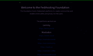 Fedihosting.foundation thumbnail