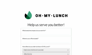 Feedback-oh-my-lunch.paperform.co thumbnail