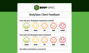 Feedback.bodyspec.com thumbnail