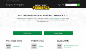 Feedback.minecraft.net thumbnail