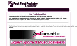 Feetfirstpodiatry.co.uk thumbnail