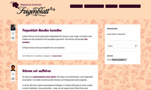 Feigenblatt-magazin.de thumbnail