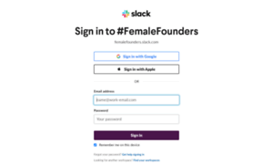 Femalefounders.slack.com thumbnail