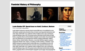 Feministhistoryofphilosophy.wordpress.com thumbnail